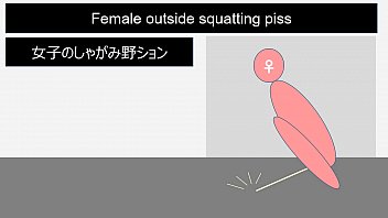 Comparison between female and male pissing sound