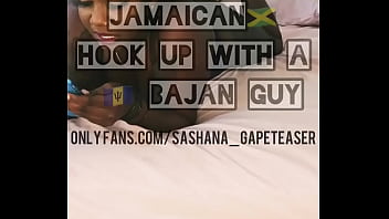 Jamaican hooked up with discreet Bajan guy for pegging session