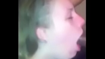 HOLY s.!! Young white slut gets Face-Fucked, Facial, and then Pissed On by BBC