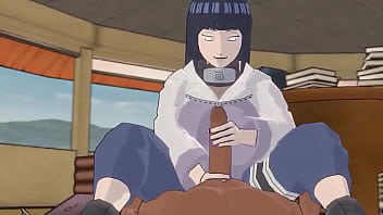 Hinata plays with a big dick at the Hokage Office / MORE ON 
