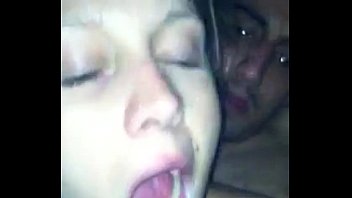 blonde ex taking cumshot to face after amazing blowjob