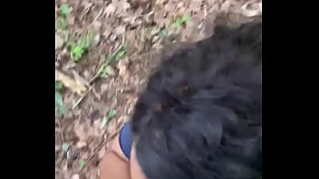 Thot giving head in woods