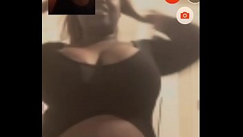 Thick bitch showing me her titties